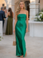 Smoge | Strapless Fitted Silhouette Midi Dress