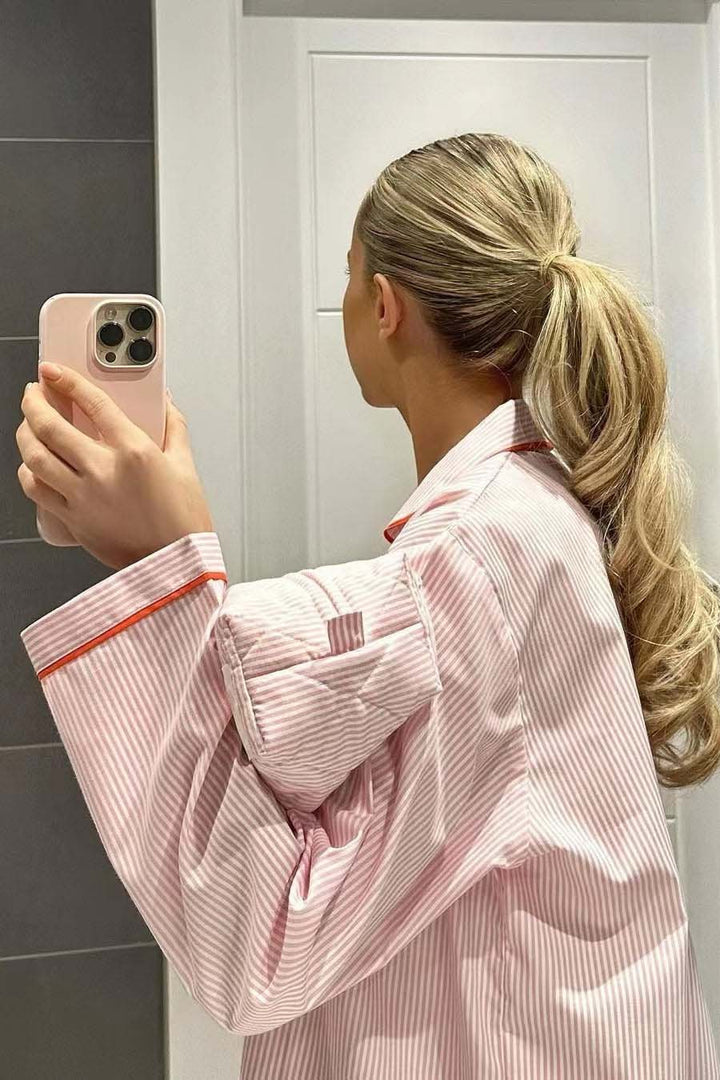 Lily | Pink Heart Pyjama Set