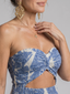 Azaria | Strapless Two Piece Printed Maxi Dress Set