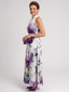 Omego | Soft Bloom Halter Neck Flowing Midi Dress