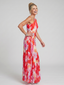 Taya | One Shoulder Pleated Bodice Midi Dress
