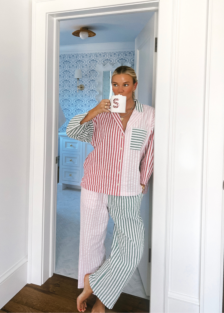 Nora | Striped Pyjama Set