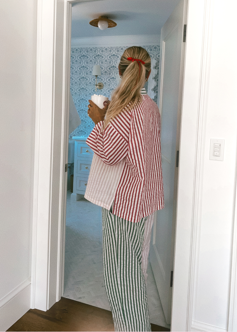 Nora | Striped Pyjama Set