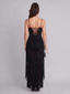 Zephyra | Halter Neck Crochet Fringe Detail Maxi Dress