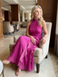Orea | High Neck Gathered Ruffle Layers Maxi Dress