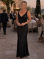 Sigler | Sleeveless Cowl Neck Fitted Maxi Dress