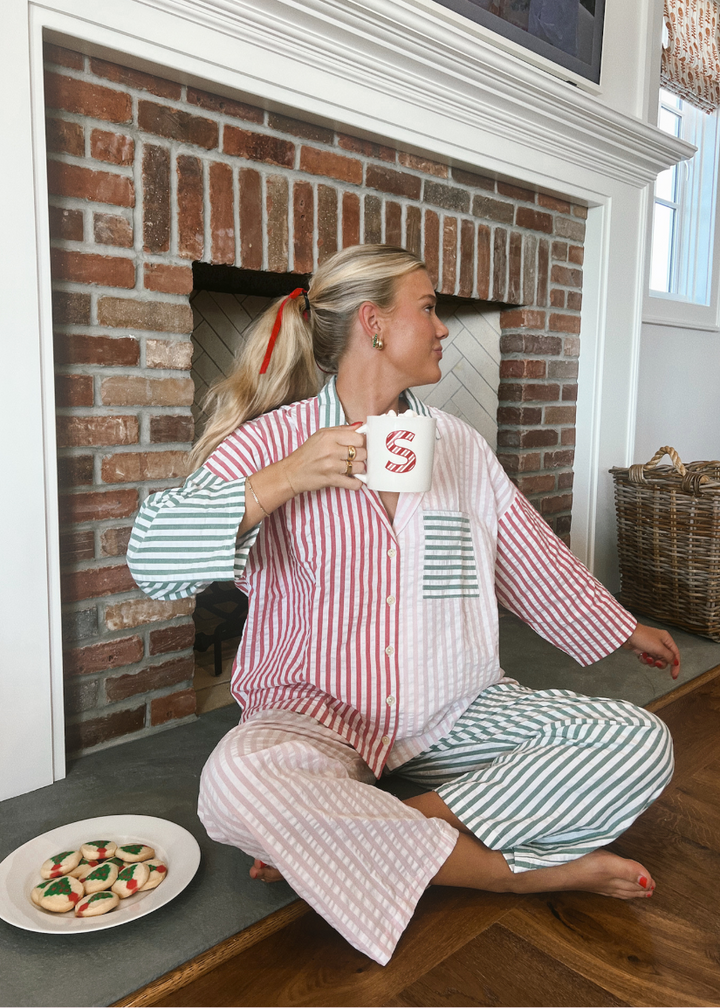 Nora | Striped Pyjama Set