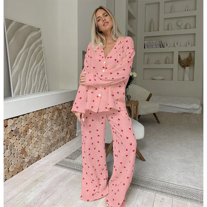 Maura | Heart Pyjama Set