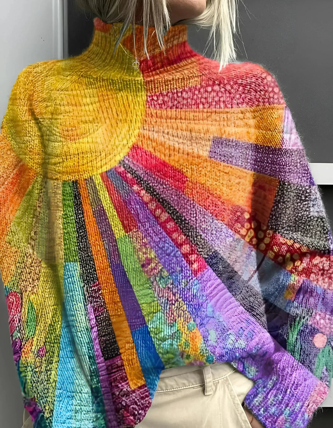 Ada | Colourful Turtleneck